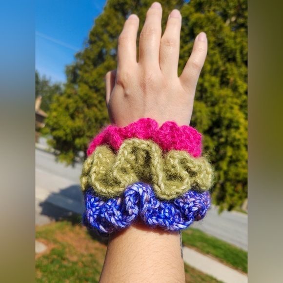 Fluffy Handmade Scrunchie - Picture 3 of 3